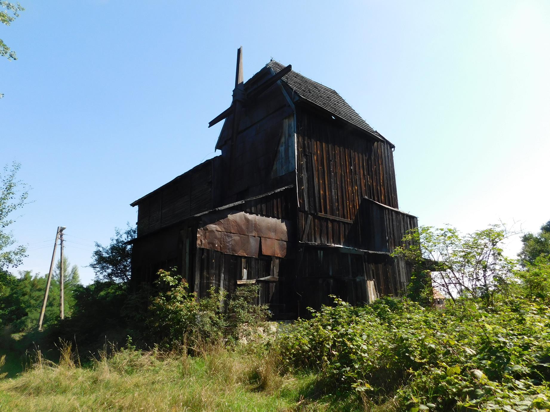 Zabytkowy Wiatrak – Paltrak w Lubiążu